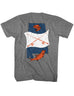 Alabama State Fish T-Shirt Orange & Blue