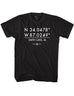 Smith Lake GPS Coordinates T-Shirt