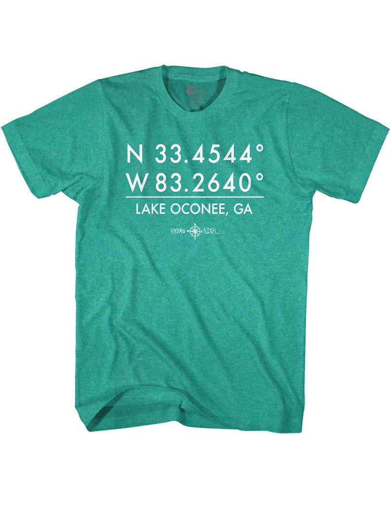 Lake Oconee GPS Coordinates T-Shirt