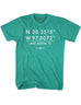 Lake Austin GPS Coordinates T-Shirt