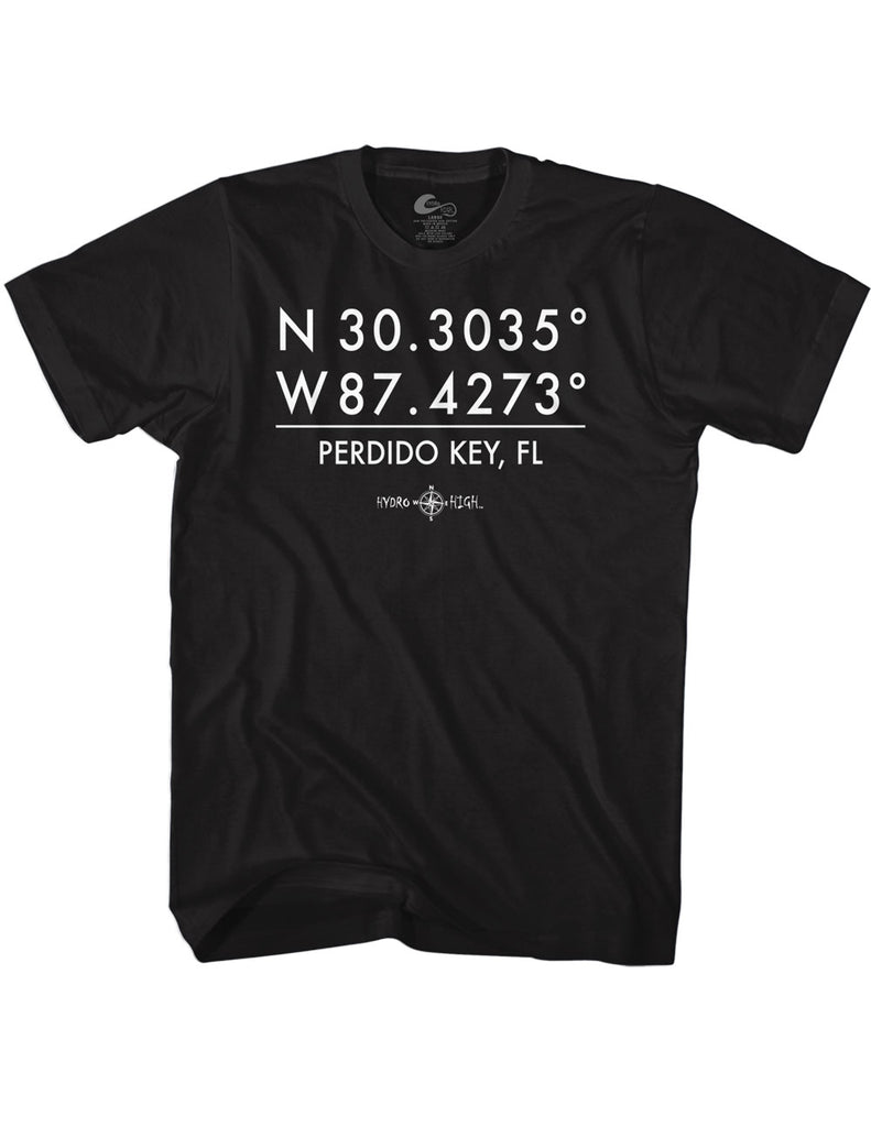 Perdido Key GPS Coordinates T-Shirt