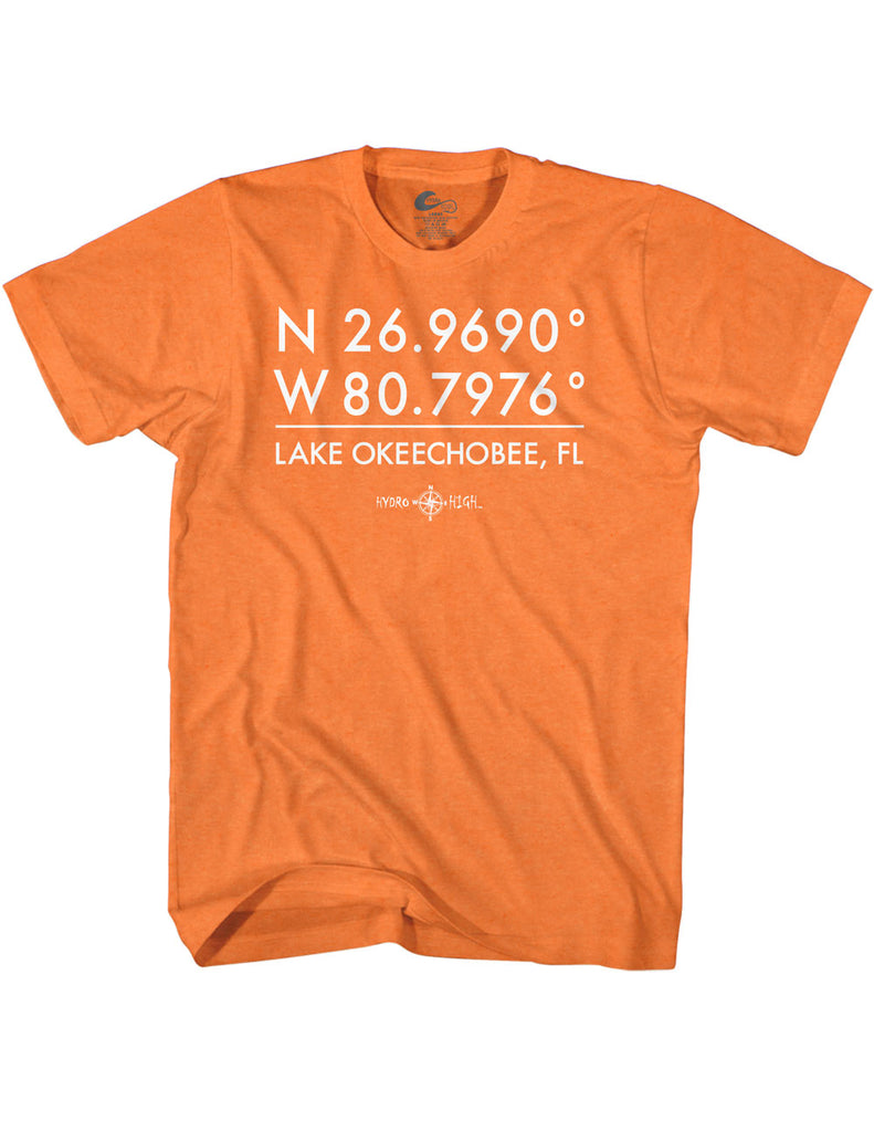 Lake Okeechobee GPS Coordinates T-Shirt