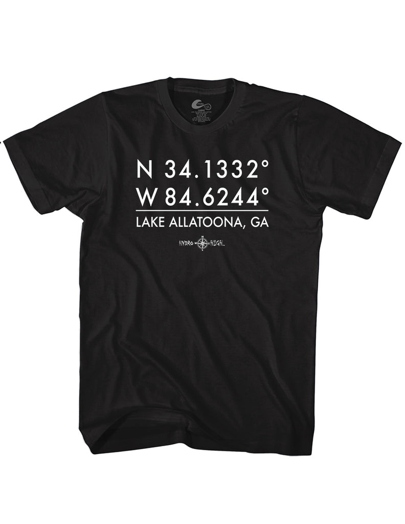 Lake Allatoona GPS Coordinates T-Shirt
