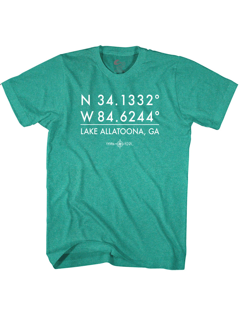 Lake Allatoona GPS Coordinates T-Shirt