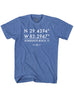 Horseshoe Beach GPS Coordinates T-Shirt