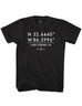 Lake Jordan GPS Coordinates T-Shirt