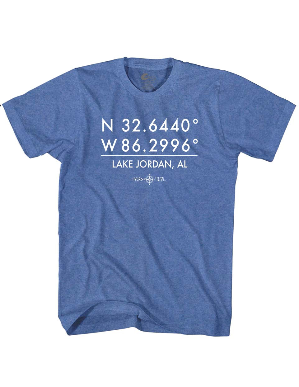 Lake Jordan GPS Coordinates T-Shirt