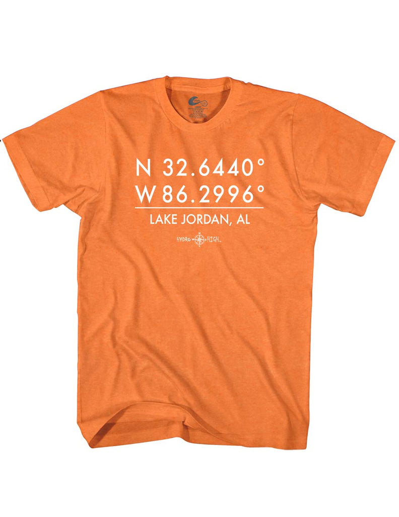 Lake Jordan GPS Coordinates T-Shirt