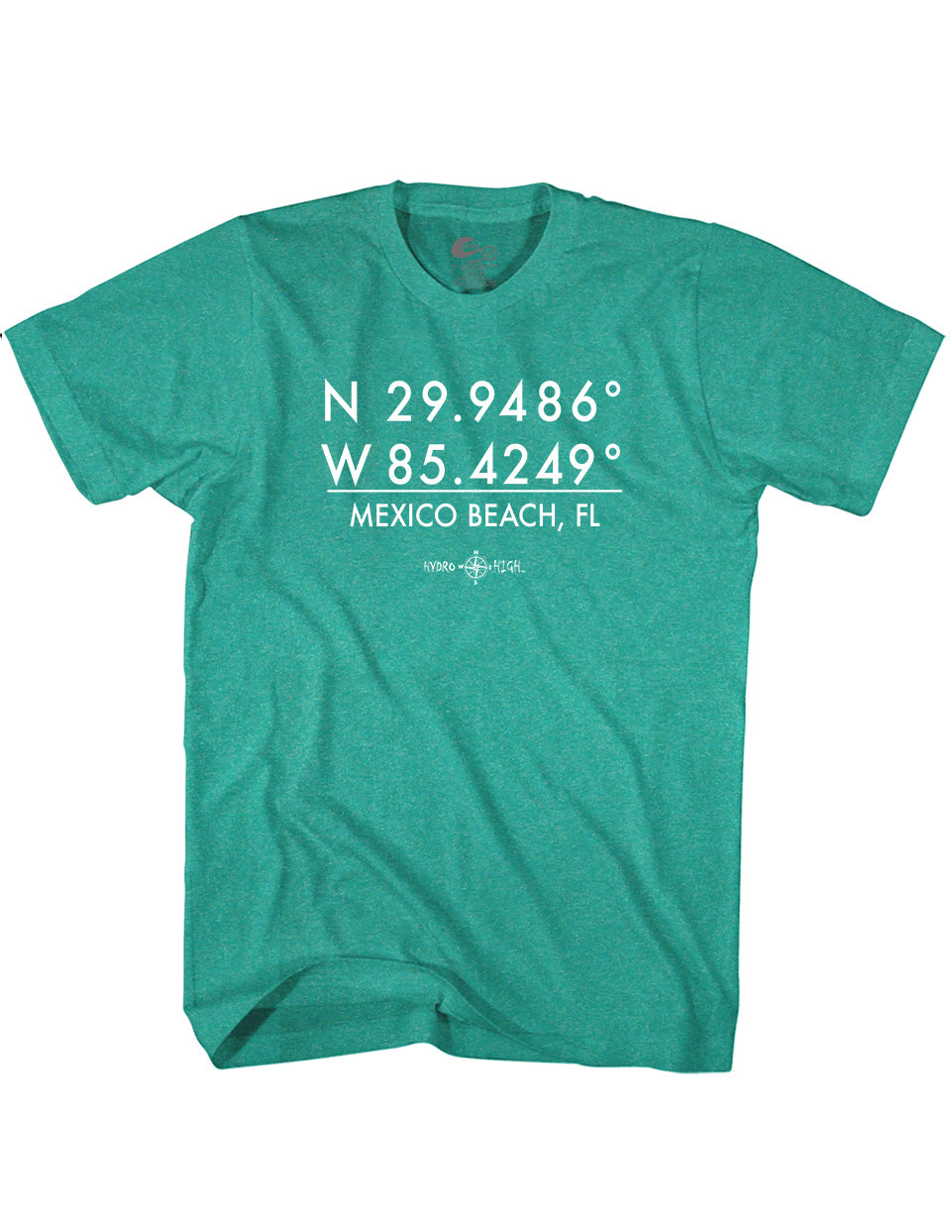 Mexico Beach GPS Coordinates T-Shirt