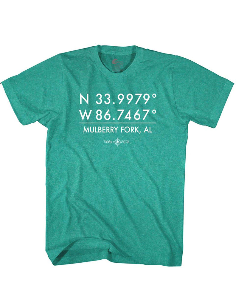 Mulberry Fork GPS Coordinates T-Shirt