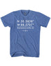 Pascagoula River GPS Coordinates T-Shirt