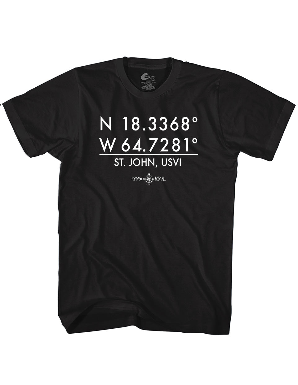 St. John, USVI GPS Coordinates T-Shirt