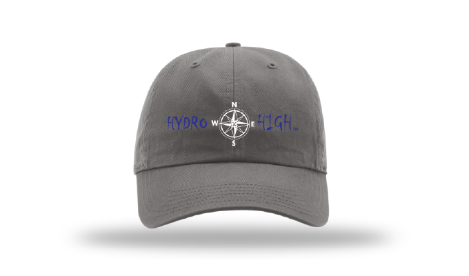 Hydro High Dark Blue Compass Logo Cotton Hat