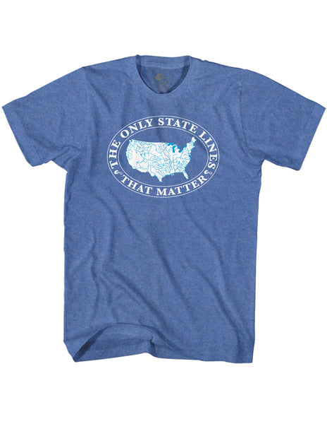 USA State Waterways T-Shirt