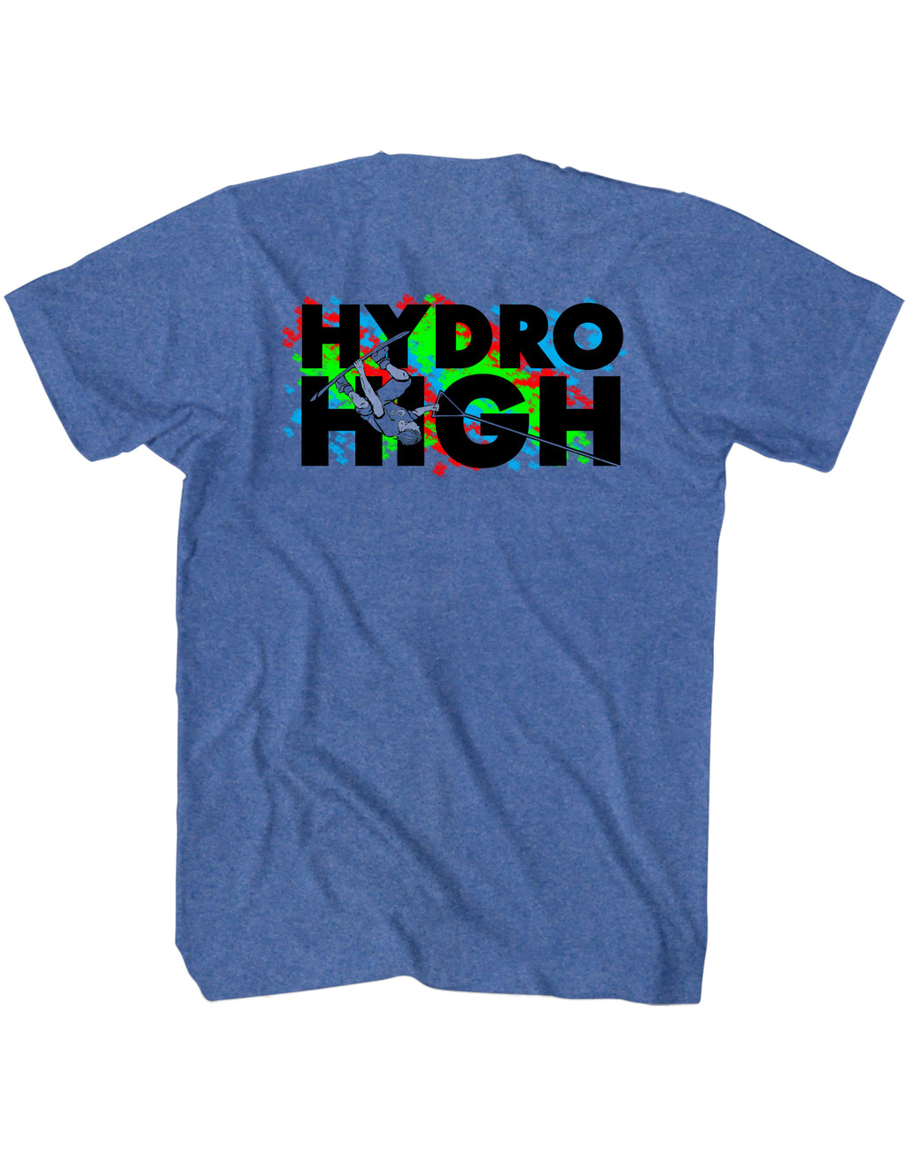 Hydro High Wakeboard Guy T-Shirt Back Design