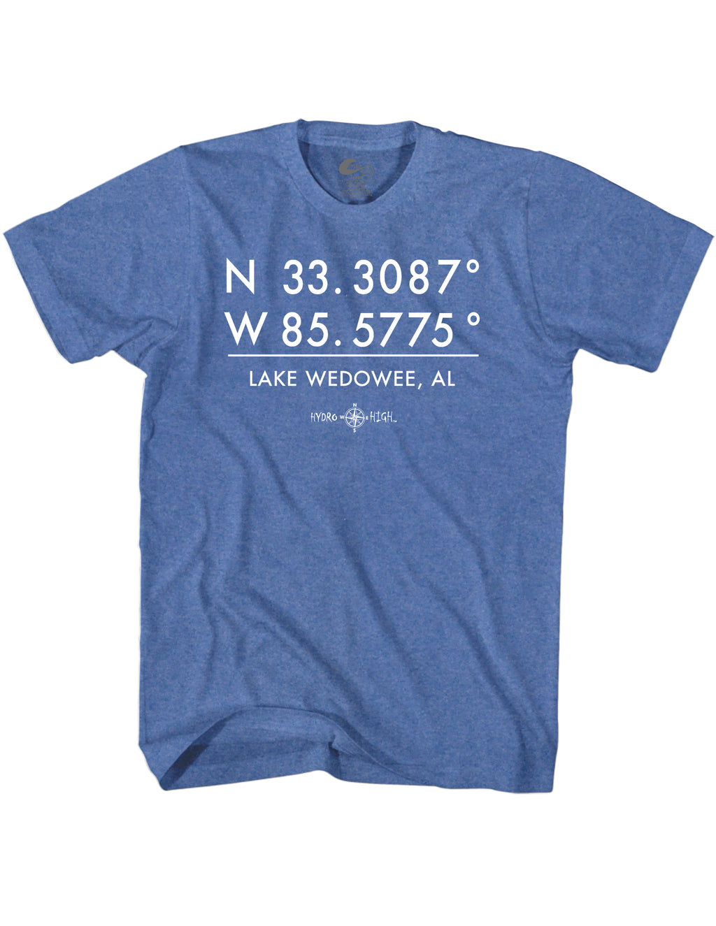 Lake Wedowee GPS Coordinates T-Shirt