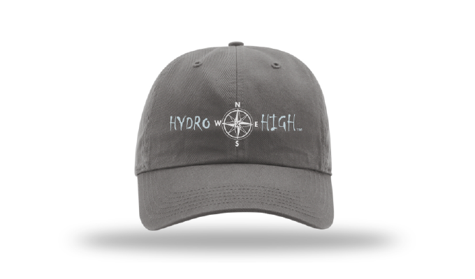 Hydro High Light Blue Compass Logo Cotton Hat