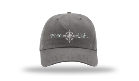 Hydro High Light Blue Compass Logo Cotton Hat